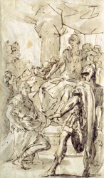 David refuse les armes du roi Saül